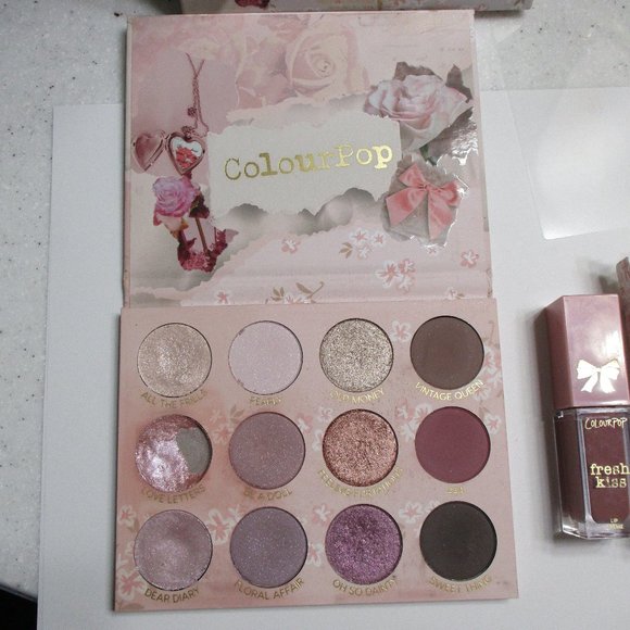 Colourpop Pretty Please Eyeshadow Palette and Off to Paris Lip Creme - Picture 2 of 13